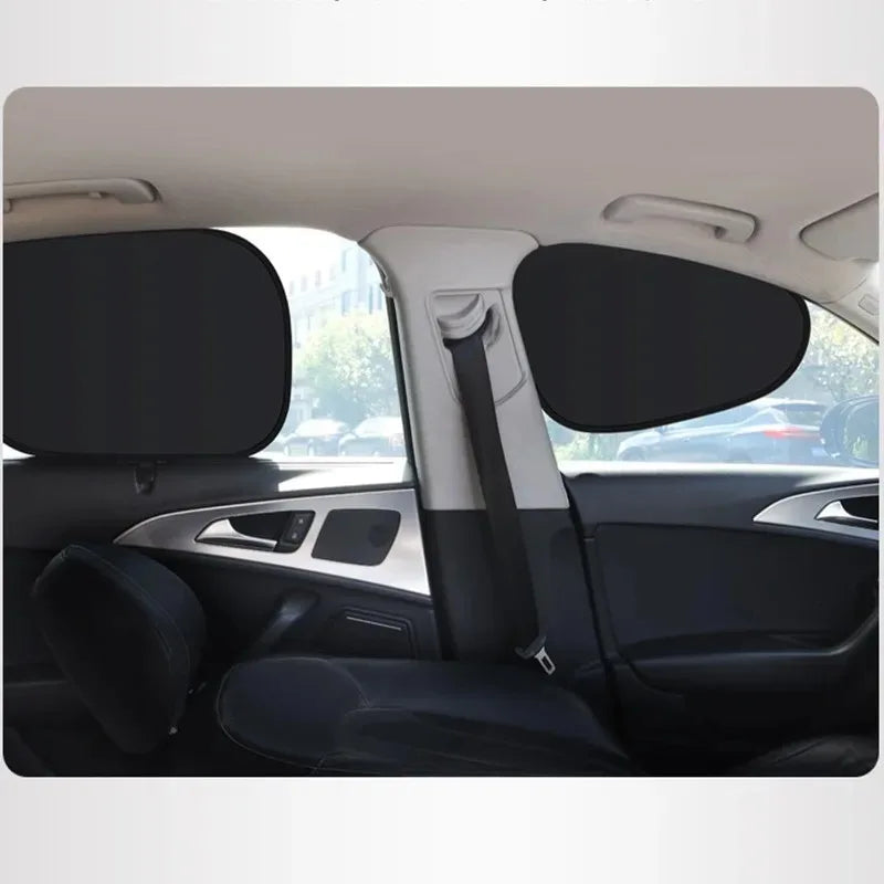 Electrostatic Car Side Window Sun Shade – 4-Layer UV Blocker