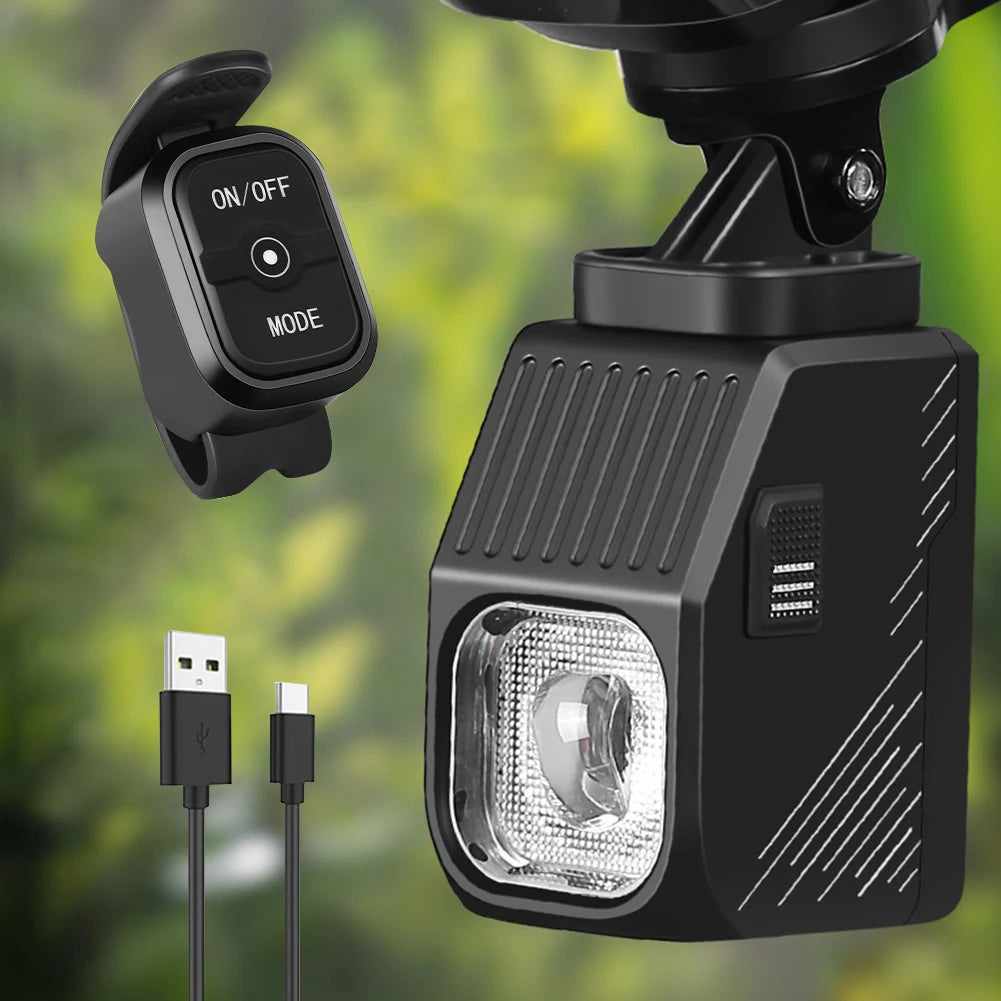 LED Bicycle Hanging Light Cut-off Line Beam Cycling Flashlight Remote
