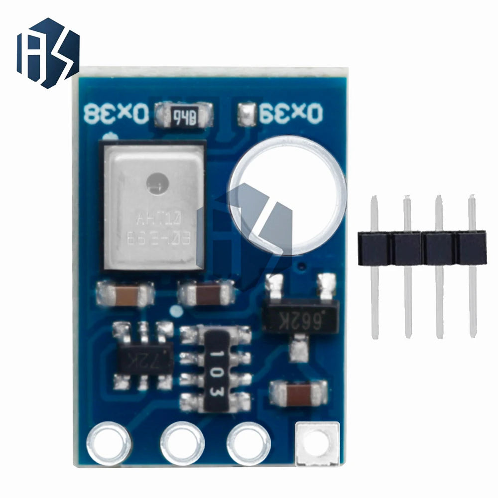 High-Precision I2C AHT10 Module: Digital Temperature & Humidity Sensor, Replaces DHT11/SHT20/AM2302 Zpaxo