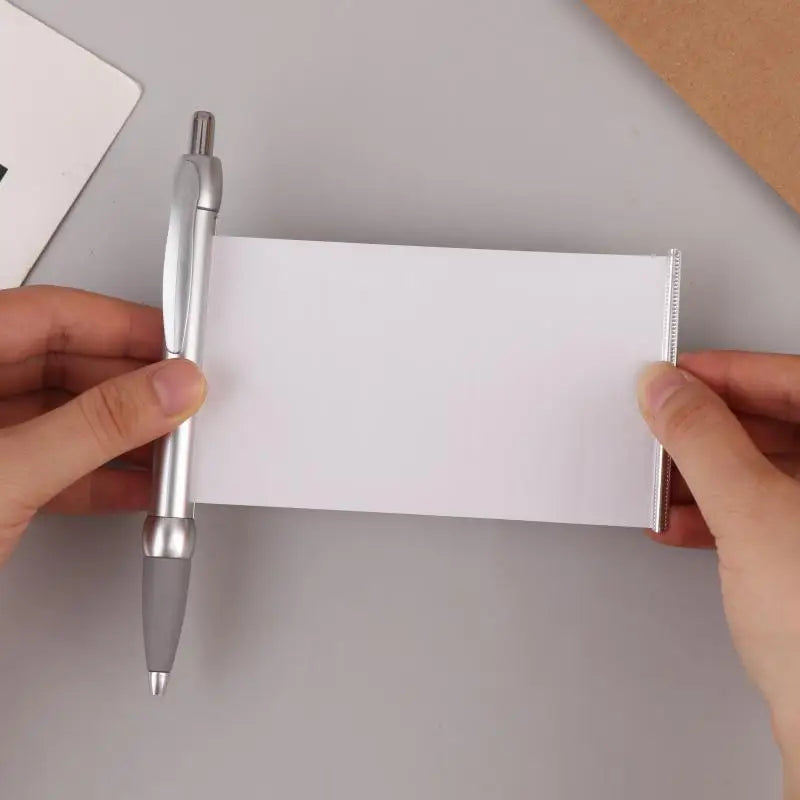 Retractable Hidden Pen with Pull-Out Paper | Portable Note Tool