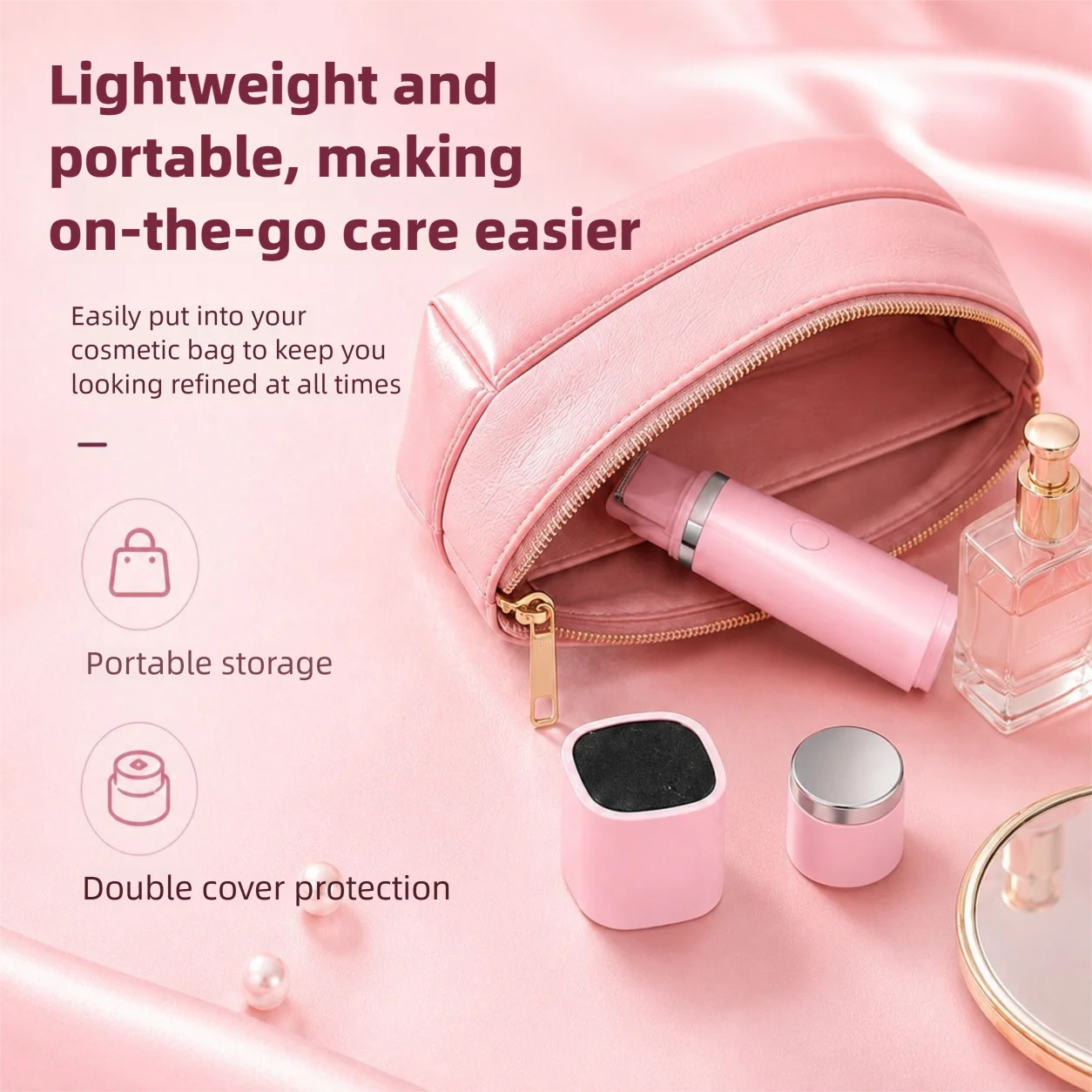 Female 2-in-1 Hair Clipper Dual Head Shaving Device Fully Body Usable
