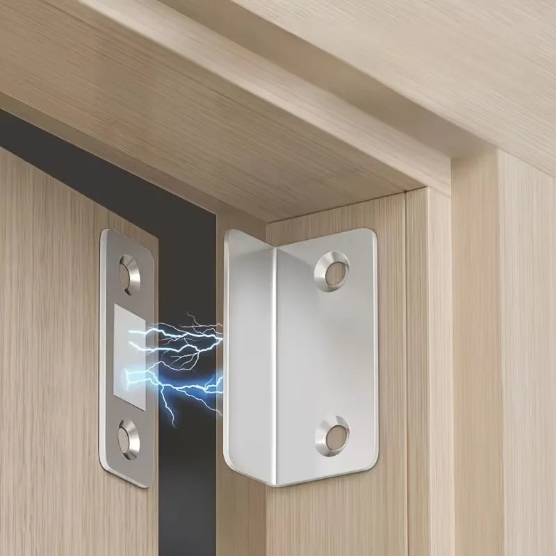 2PCS Alloy Magnetic Door Latches, Invisible Strong Hold & Drill-Free Installation for Cabinets, Wardrobes, Sliding Doors Zpaxo