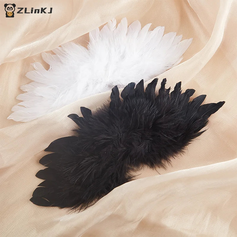 DIY Mini Angel Wing Newborn Props 1 6 4 3 BJD Doll Clothes Wings Zpaxo
