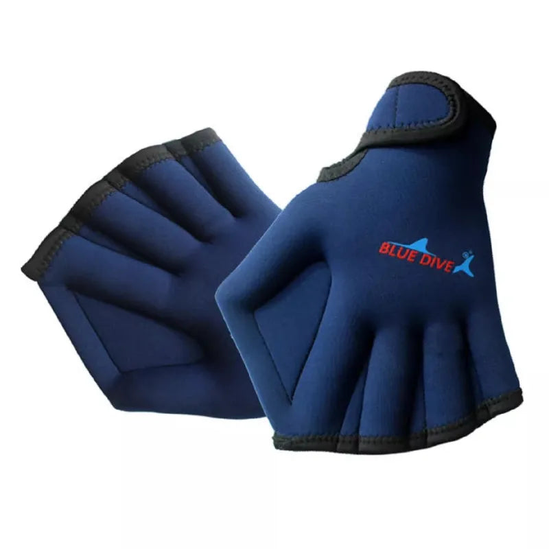 Adult Children's Diving Swimming Gloves Open Fingers Paddling Duck Paw Gloves Snorkeling Sailor Webbed Winter Swimming Gloves Zpaxo