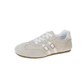 2026 Fashion Lace Up Women's Sneakers Comfortable Soft Non-slip Flat Zpaxo Beige 41