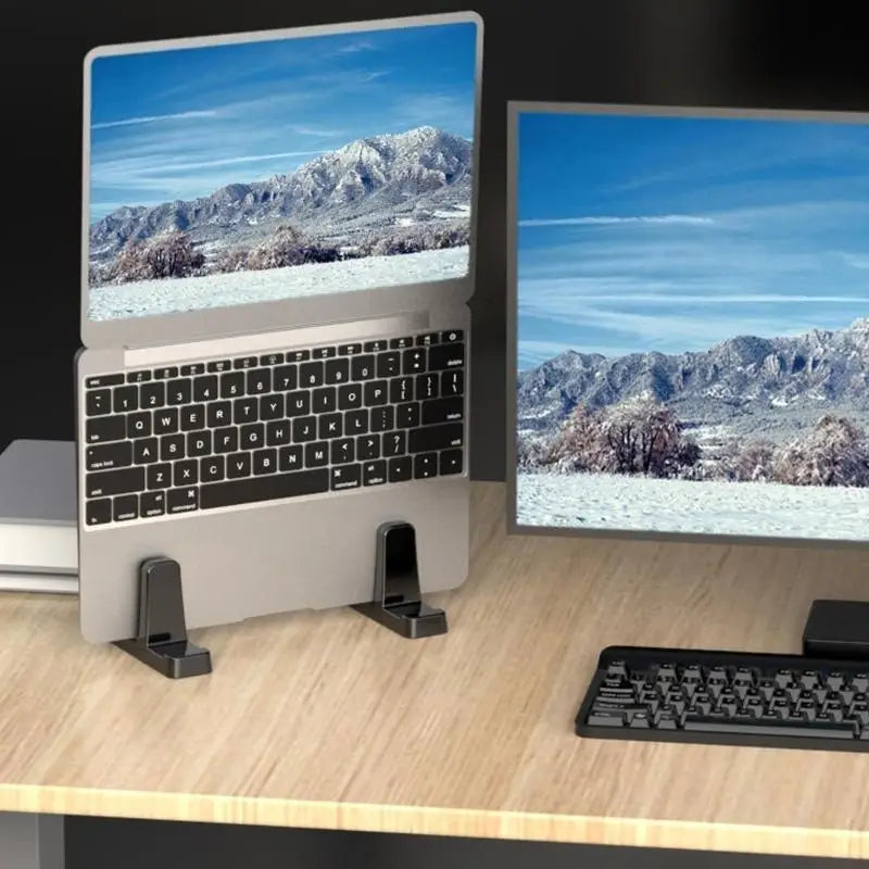 652F Laptop Holder Stand Featuring Spring Clip Stability Multi Zpaxo