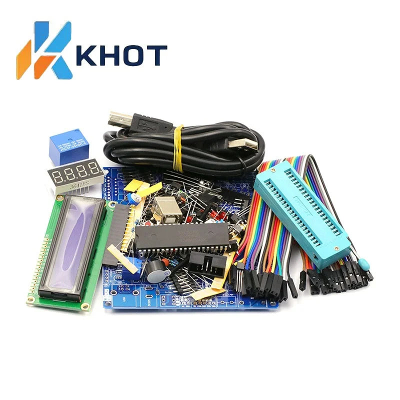 51 Microcontroller Development Board Learning Board Kit DIY Kit Welding Components 51 Microcontroller Core Board Pieces Zpaxo parts and components
