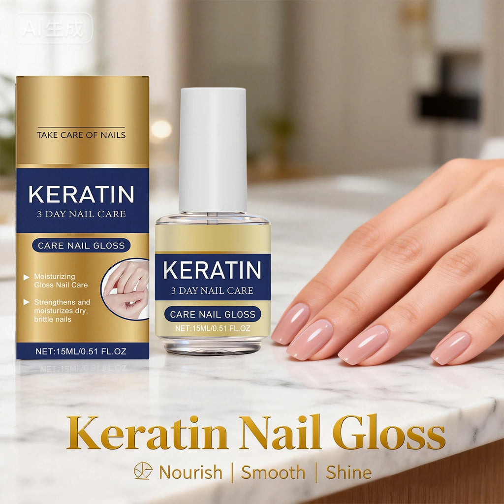 Keratin Nail Care Oil – Repair & Strengthen Brittle Nails (15ml) Nail Treatment Oil Zpaxo