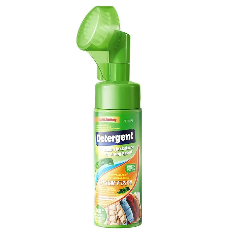 Down Jacket Dry Cleaning Spray Downwear Detergent Agent Dry Cleaner Oil Stain Remover Down Jacket Clothing Foam Cleaning Liquid Zpaxo 200ml