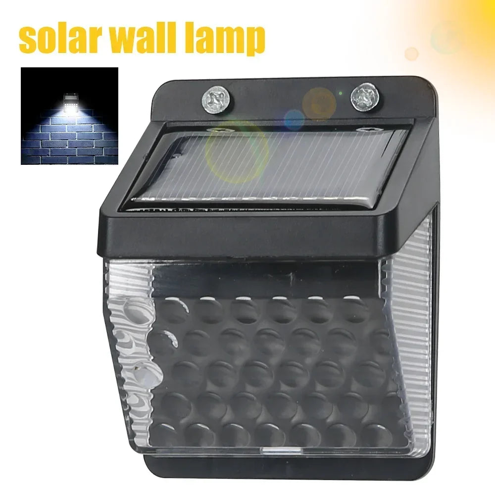 LED Solar Light PIR Motion Sensor Wall Outdoor Lamp Waterproof Zpaxo 1PC