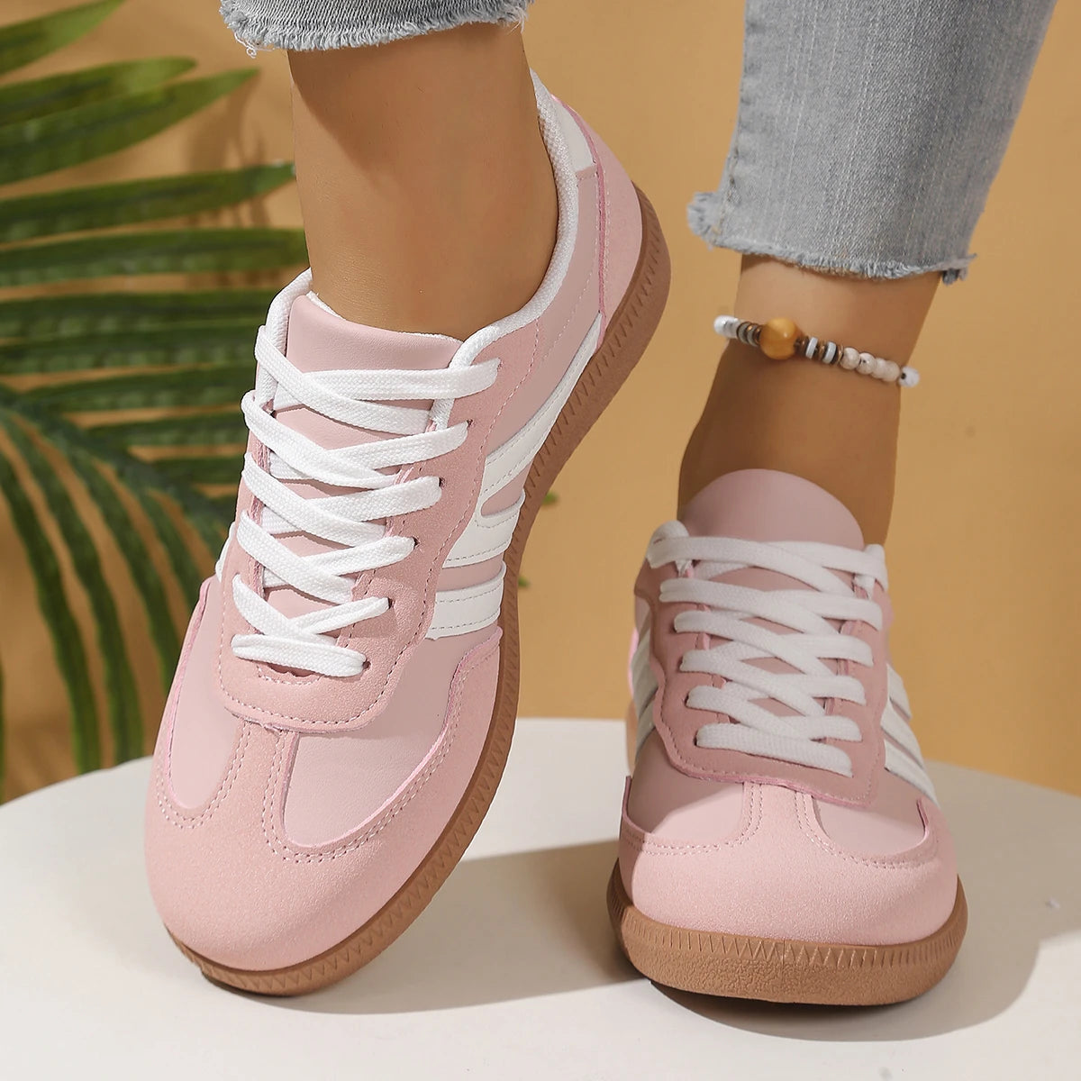 Flats Women's Sports Shoes Fashion Sneakers Casual Shallow Loafers