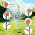 Kids Sprinkler Windmill Fun Sprinkler With 54-nozzle Spring Outdoor Toys For Summer Backyard Yard Garden Park Activities Zpaxo China Mainland