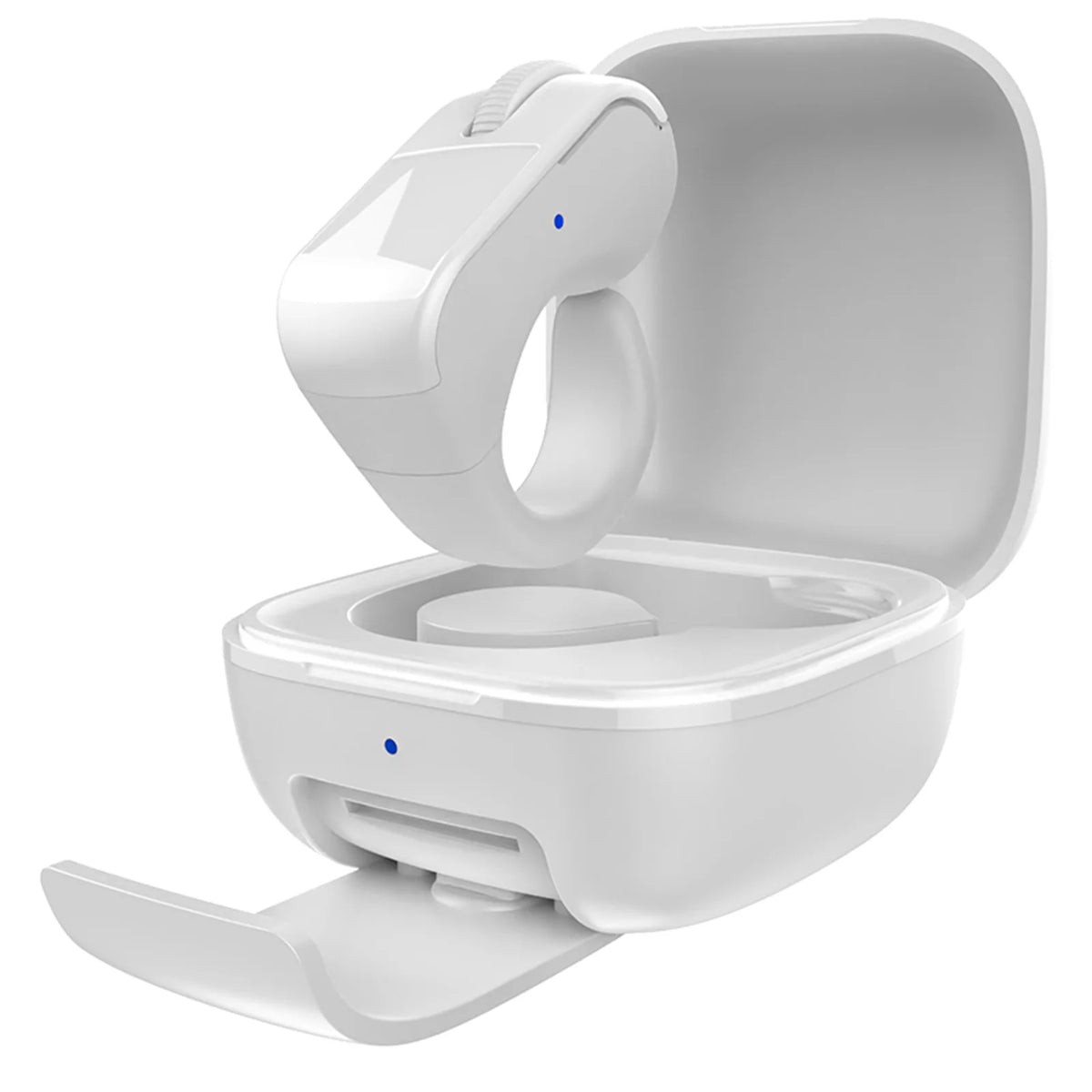 BT Scrolling Ring Touchpad Air Finger Mouse Wireless Scroller Iphone Zpaxo White BT