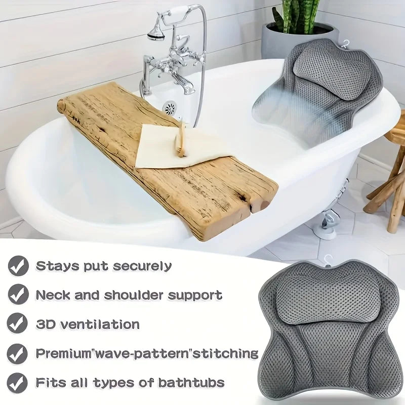 Comfortable Bathtub Pillow Designed Bathtubs Adjustable Design Fits