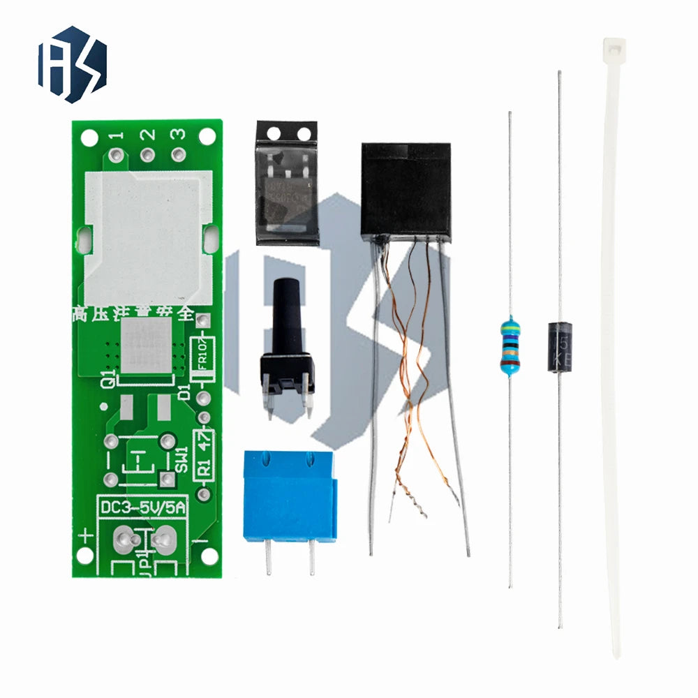 HV-1 High Voltage Arc Generator, DC 3V-5V Ignition Module for DIY Projects Zpaxo