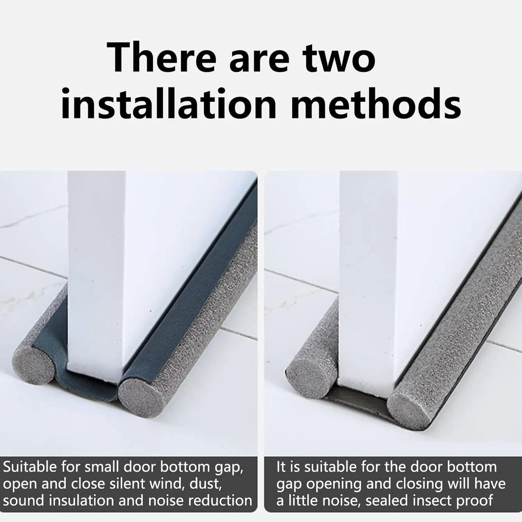 36-Inch Adjustable Door Draft Stopper – Under Door Seal Strip