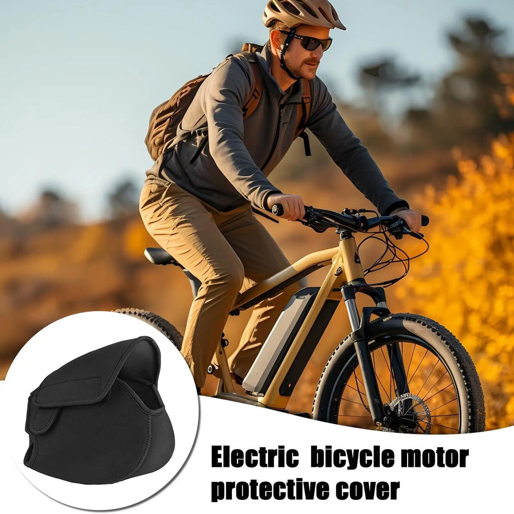 E-bike Motor Cover Neoprene Dustproof Rainproof Storage Protector
