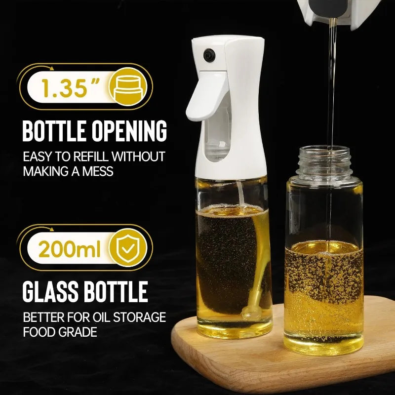 Oil Sprayer Olive Spray Bottle Kitchen Air Fryer Dispenser Vinegar Zpaxo