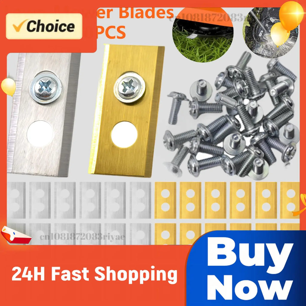 30- Lawn Mower Stainless Steel Replacement Blades 2-hole Design Blade