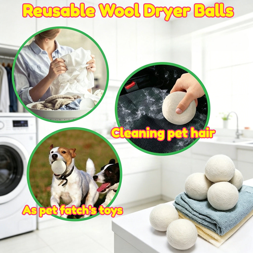 Household tumble dryer balls ball for the washing machine laundry balls Softener Laundry Accessories Eco Softener Alternative Zpaxo