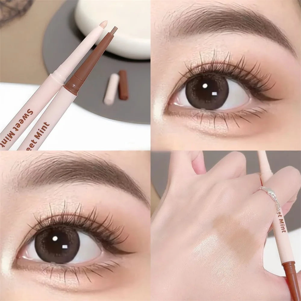 Dual-ended Aegyosal Pen 2-in-1 Natural Brightener Shadow Liner Zpaxo