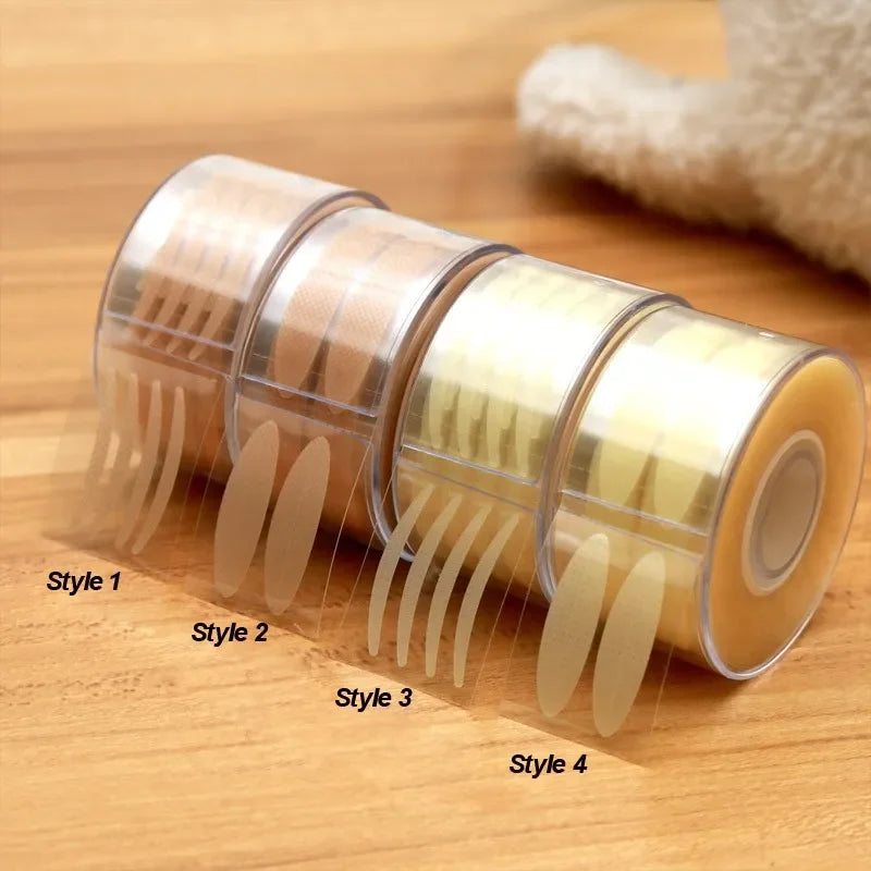 Eye Lift Strips Double Eyelid Tape Clear Gray Stripe Big Eyes