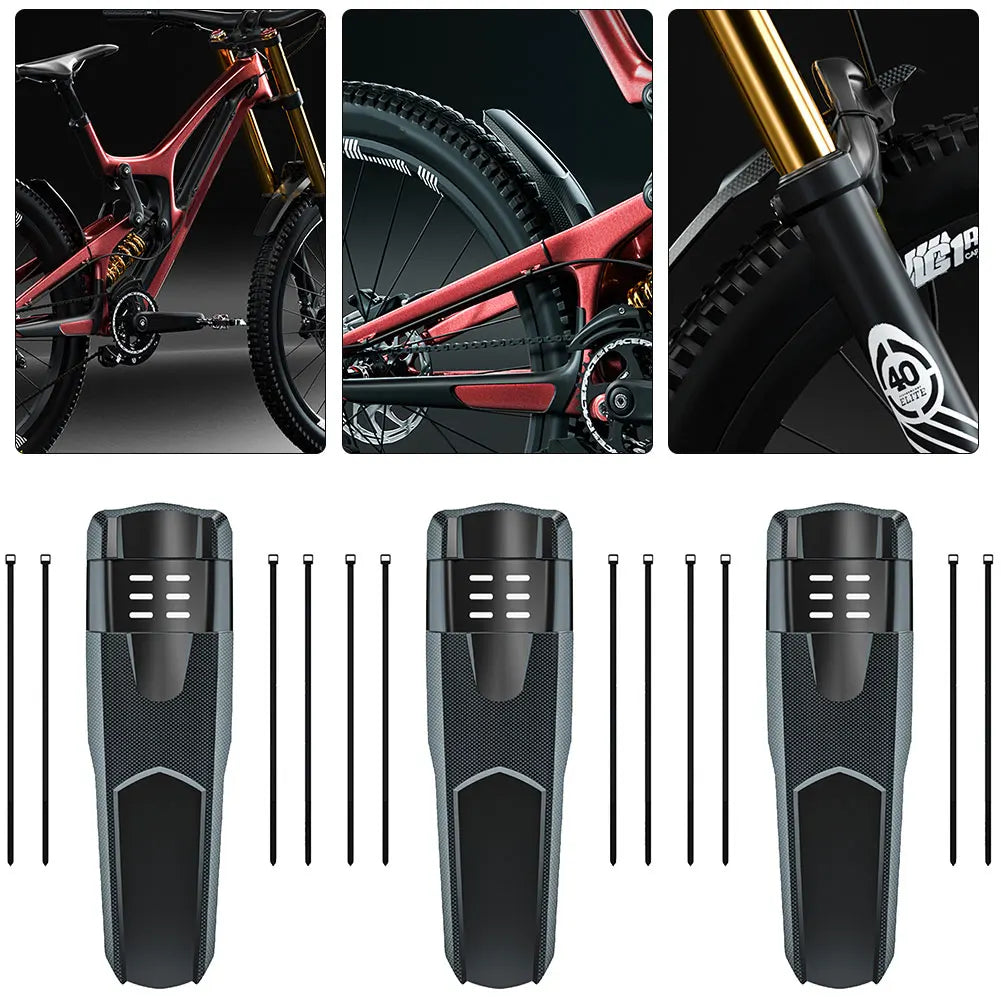 Extended Mountain Bicycle Front Rear Fender Universal Bike Wheel