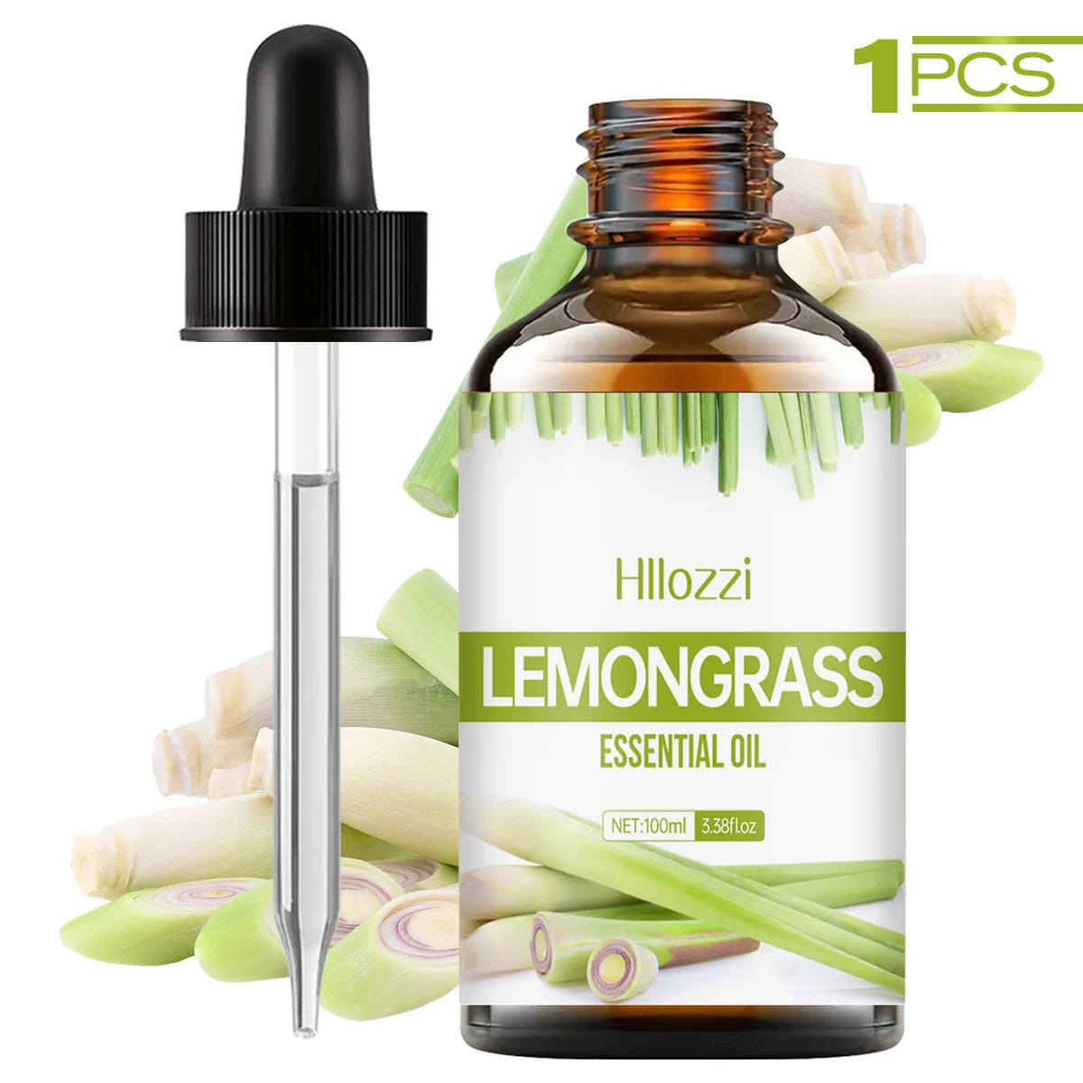 LEMONGRASS ESSENTIAL OIL a high-quality moisturizing nourishing massage oil with a refreshing scent, suitable for all skin types Zpaxo 100ml LEMONGRASS Other