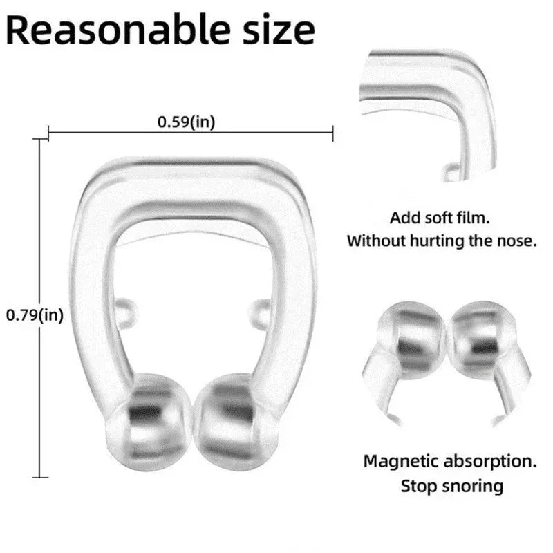 Silicone Nasal Breathing Clip – Portable Sleep Aid Nose Clip
