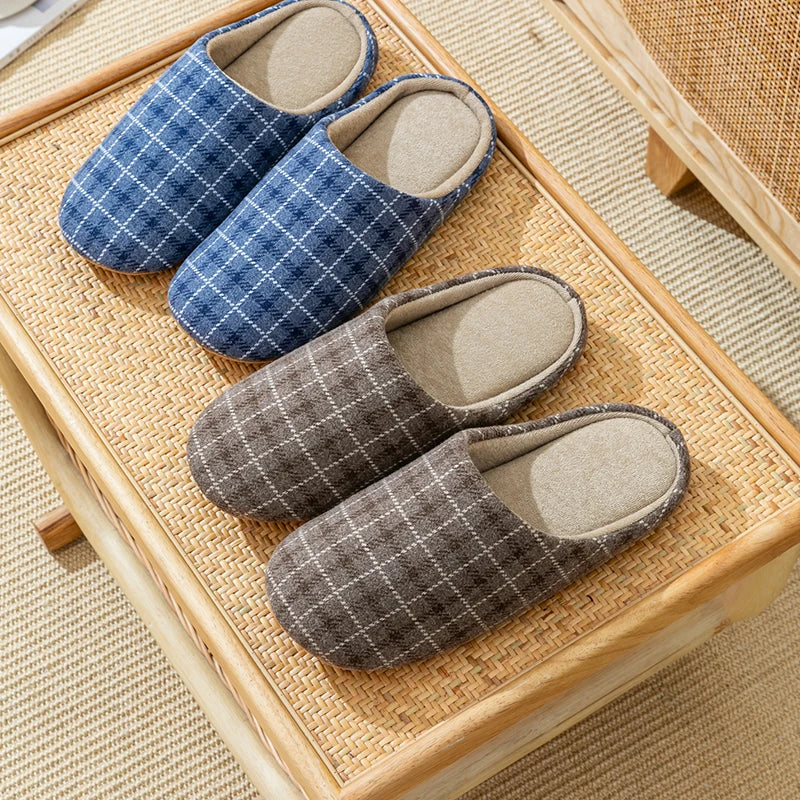 Men's Autumn&spring Home Anti-skid Slippers Lightweight Quiet