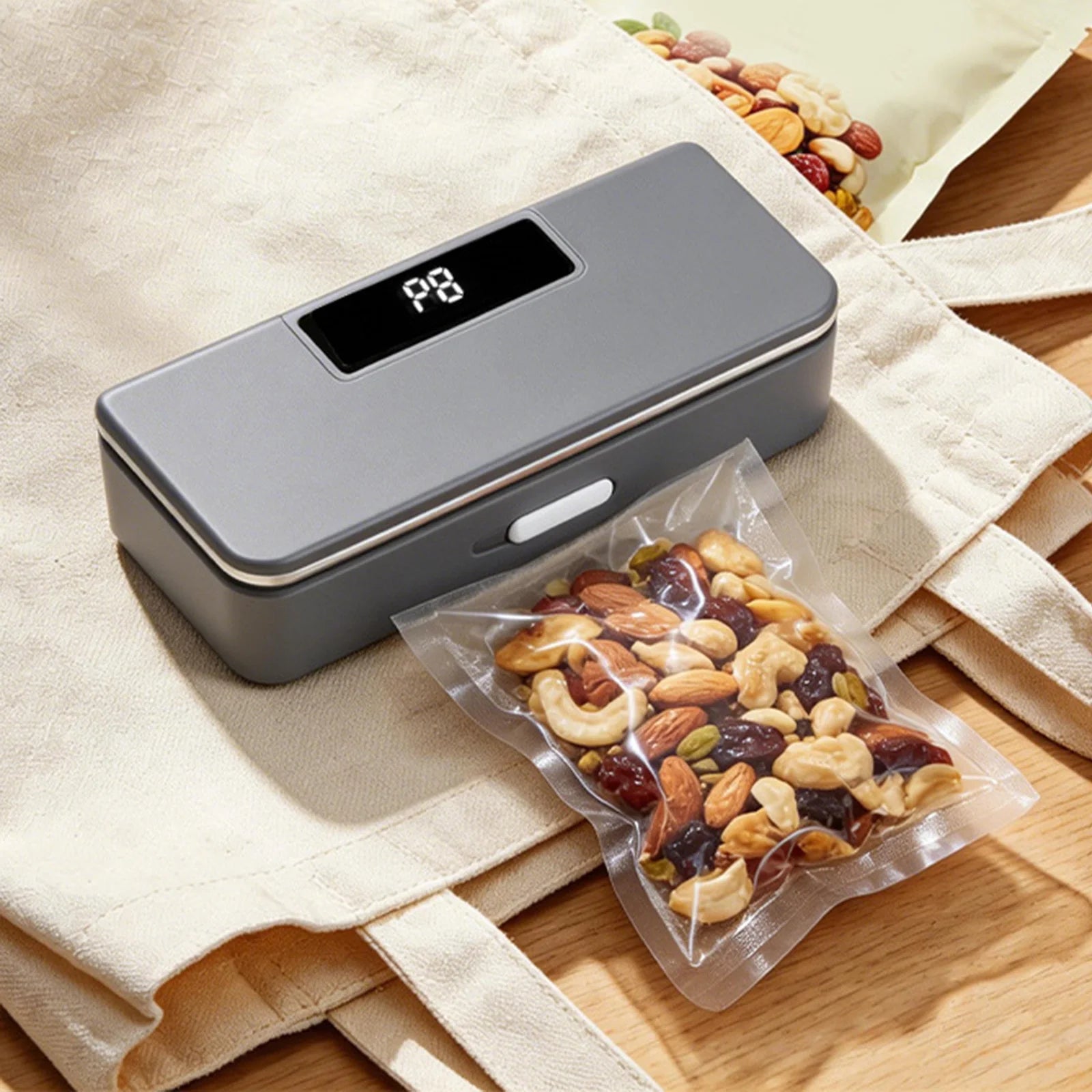 1 Mini Bags Sealer Cutter 1800mAh Portable Bag USB-C Rechargeable