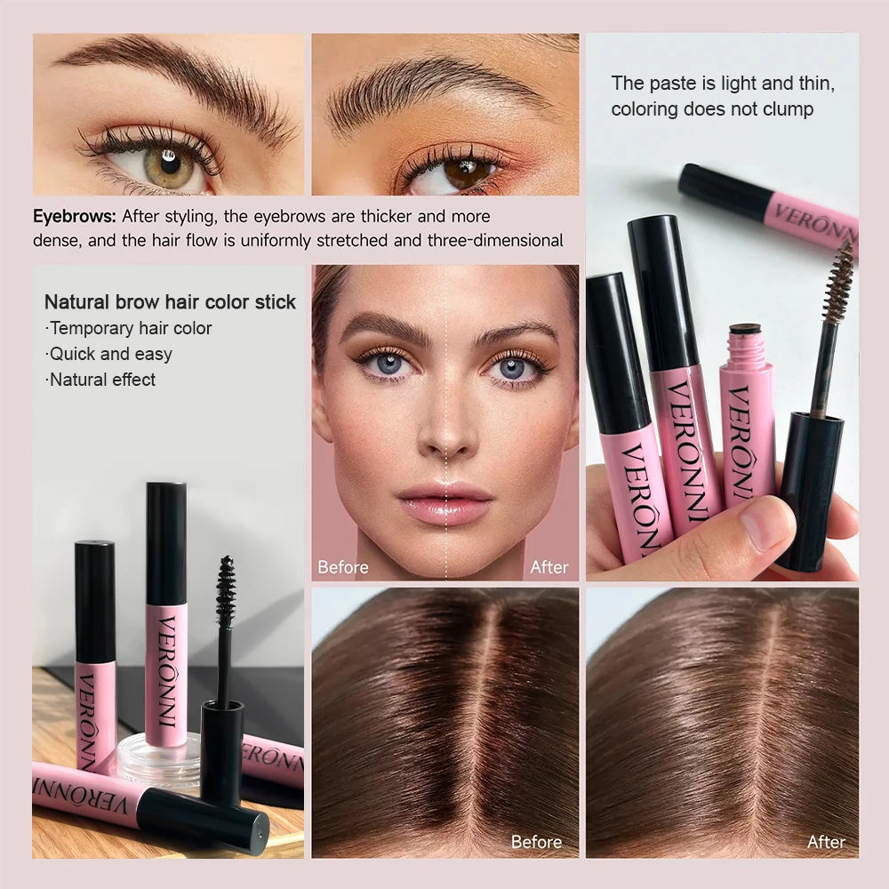 Instant Root Touch-up Stick Portable Hair Dye Pen Quick Coverage Zpaxo