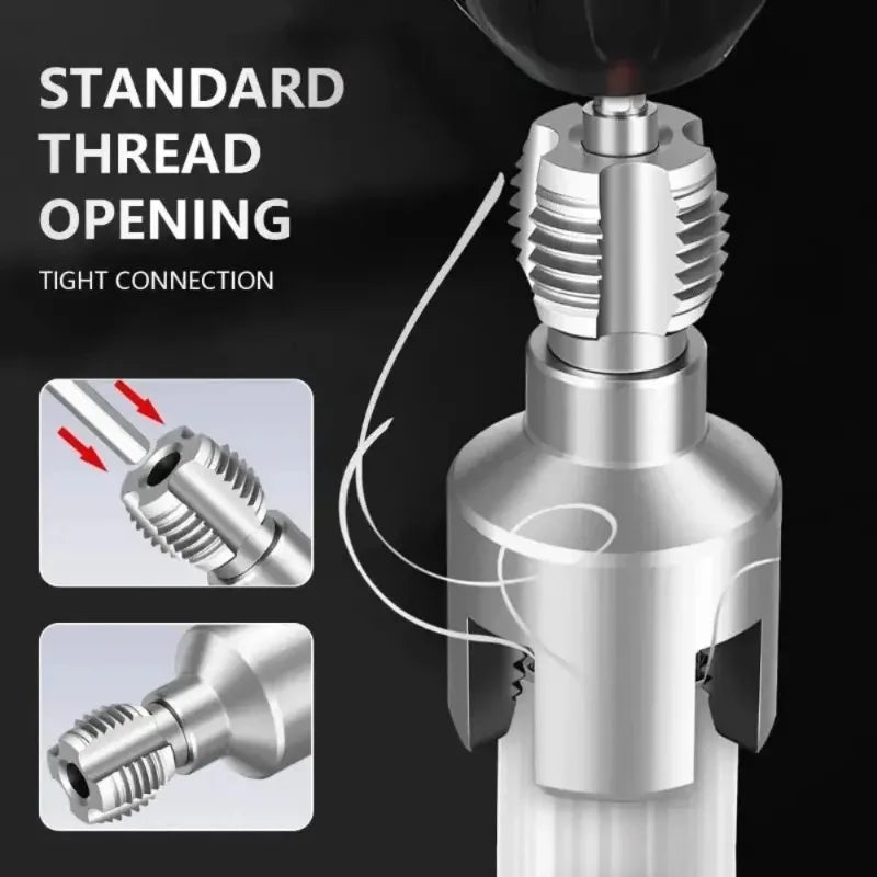 Pipe Thread Cutting Tool – Internal & External PVC Threader Kit Pipe Threading Tool Zpaxo