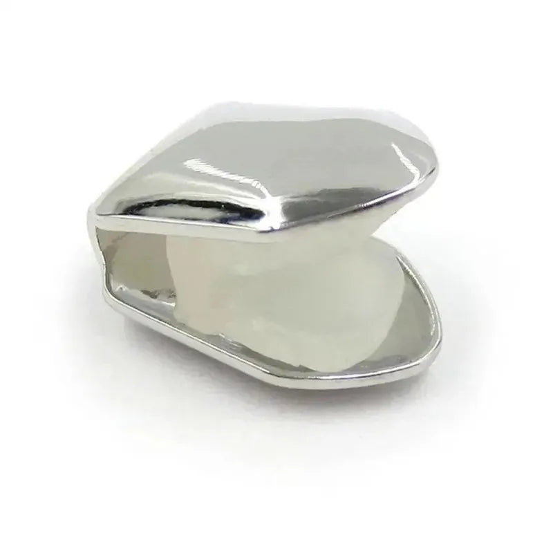 Gold Plated Hip Hop Single Tooth Grillz Caps – 1/5pcs, 3 Colors