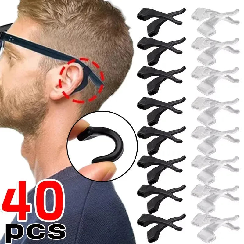 Silicone Anti-Slip Eyeglass Ear Hooks – Secure Glasses Holders