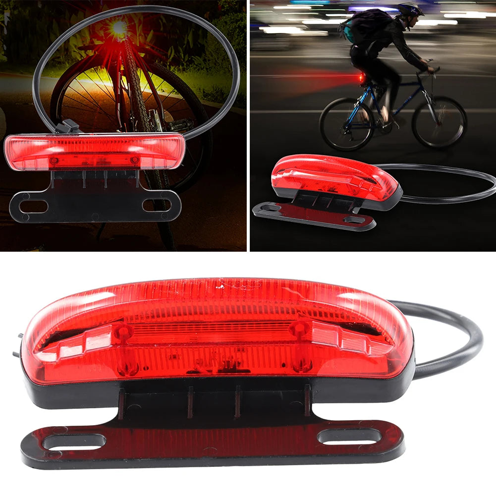 E-bike Tail Light DC 36-60V LED Electric Bike Warning Ultra Bright
