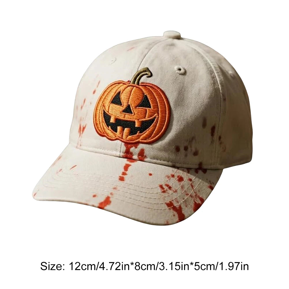 Halloween Unisex Baseball Hat Men Women Pumpkin Face Hip-hop Outdoor