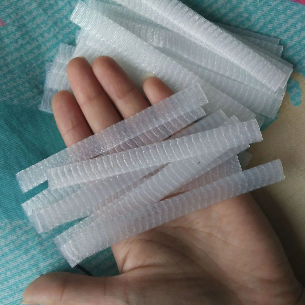20/50PCS Makeup Brush Protective Mesh Cover Bristle Mesh Sleeve Bouquet Mesh Cover Makeup Brush Anti-frill Protective Net Zpaxo