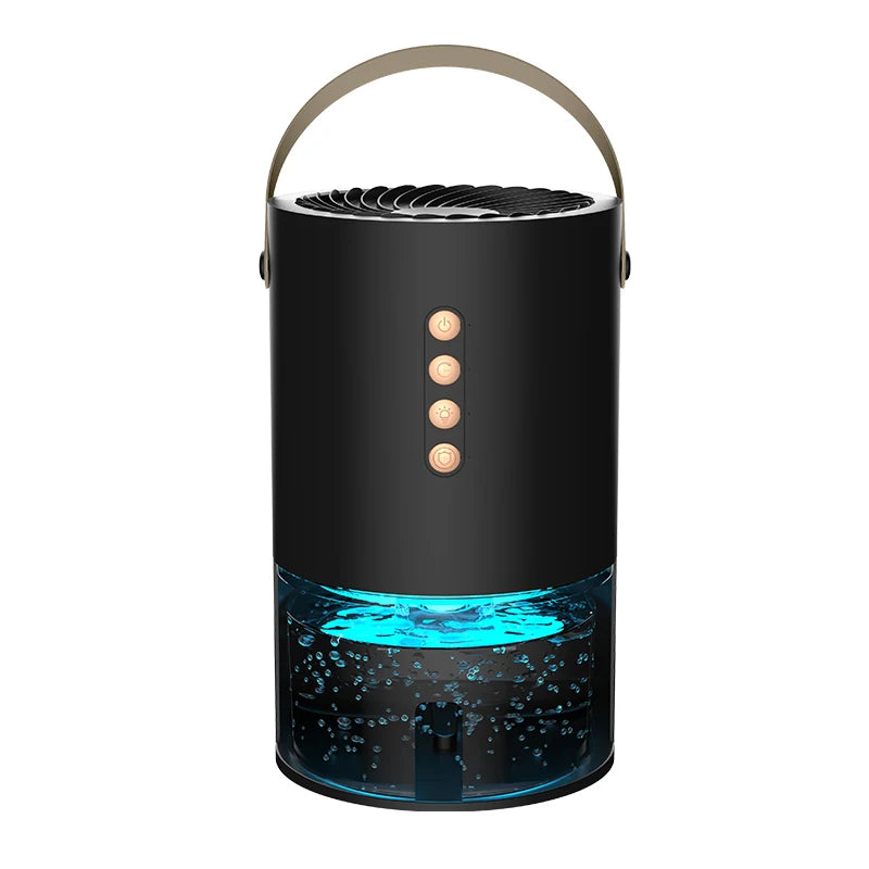 1000ml Dehumidifier Air Dryer for Home Office Negative ions Eliminate Damp Mold and Moisture Portable Air Dehumidifier EU US Zpaxo black US Plug