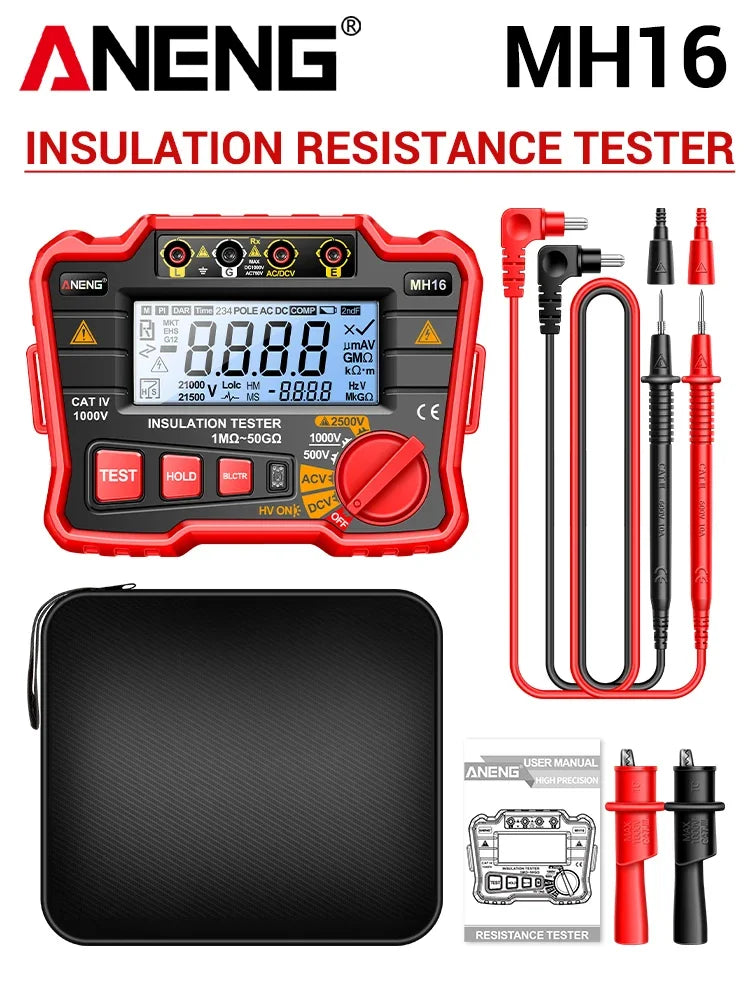 Test Tools ANENG MH16 Insulation Resistance Meters AC DC Voltage