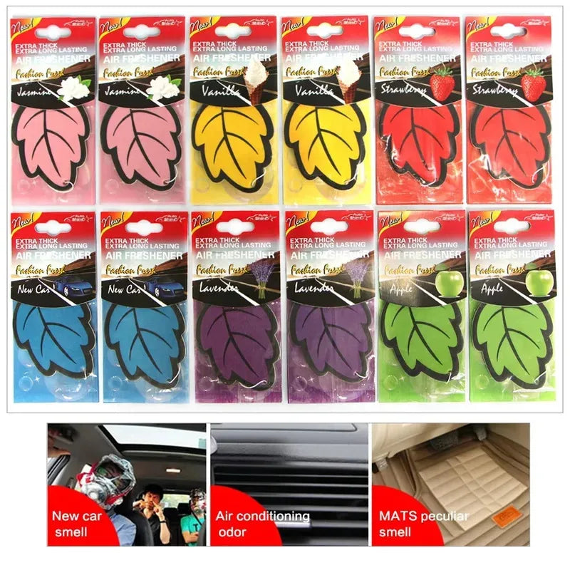 Car Hanging Air Freshener Cards – 7, 14 or 21 Pack | Long-Lasting