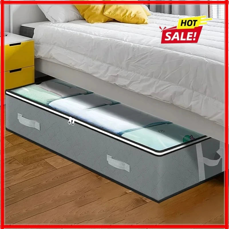 The Thickened Large-sized Storage Box Under The Bed Can Hold Clothes, Quilts, And Non-woven Fabric Bags For Storage Zpaxo