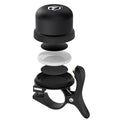 Bicycle Bell For AirTag Bike Mount GPS Tracker Waterproof Brass Holder Hides AirTag Under Bike Bell Anti-Theft Bike Accessories Zpaxo Black