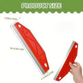 1pcs Heavy-Duty Paint Edge Guard – Stainless Steel & Plastic, Non-Slip Handle for Walls, Trim Wallpaper Zpaxo 1pcs red