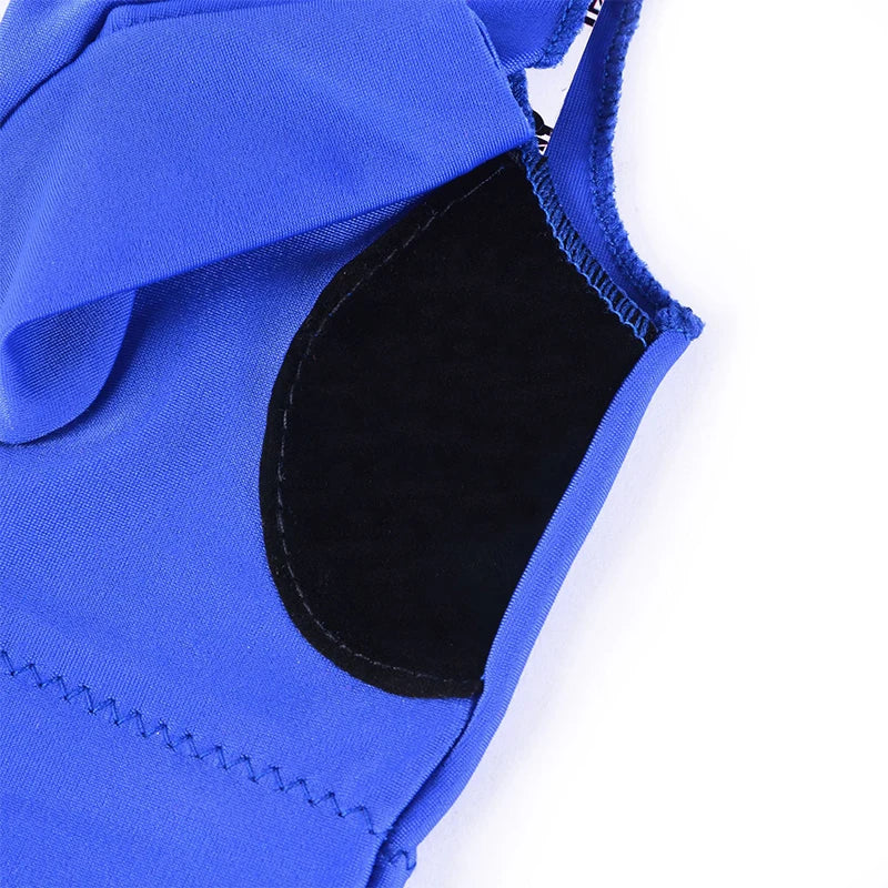 High Quality Spandex Snooker Billiard Cue Glove Pool Left Hand Open Three Finger Accessory Zpaxo