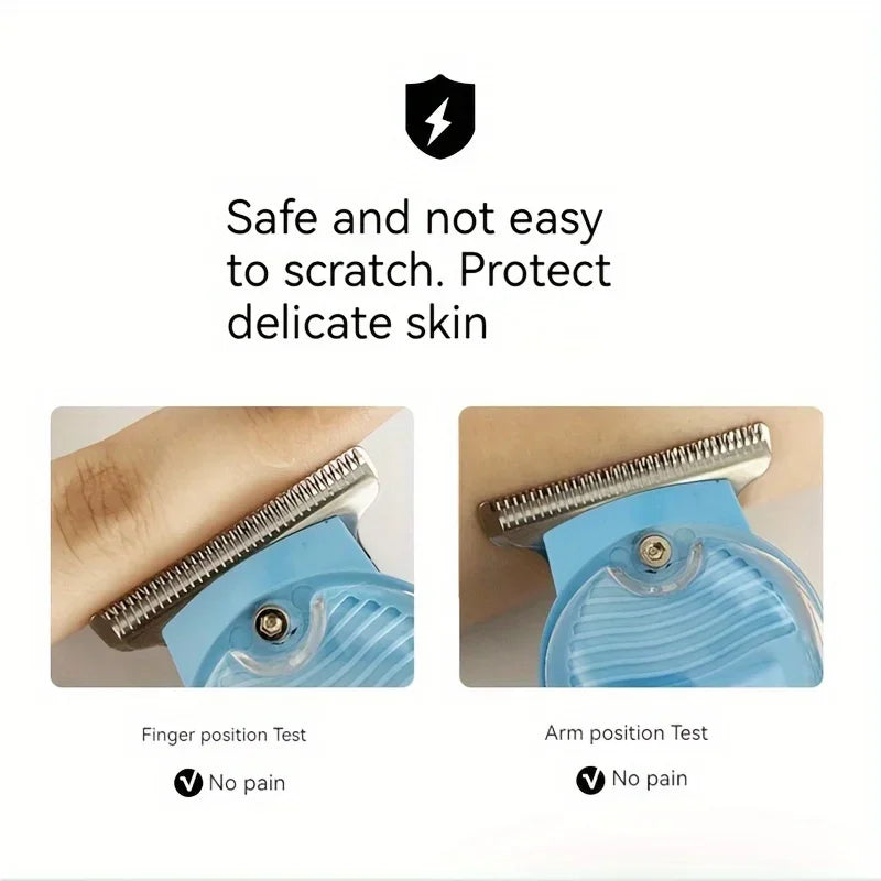 Professional Transparent Body Electric Hair Clipper for Men USB Rechargeable Trimmer Hair Cutting Machine Holiday Gift for Him Zpaxo