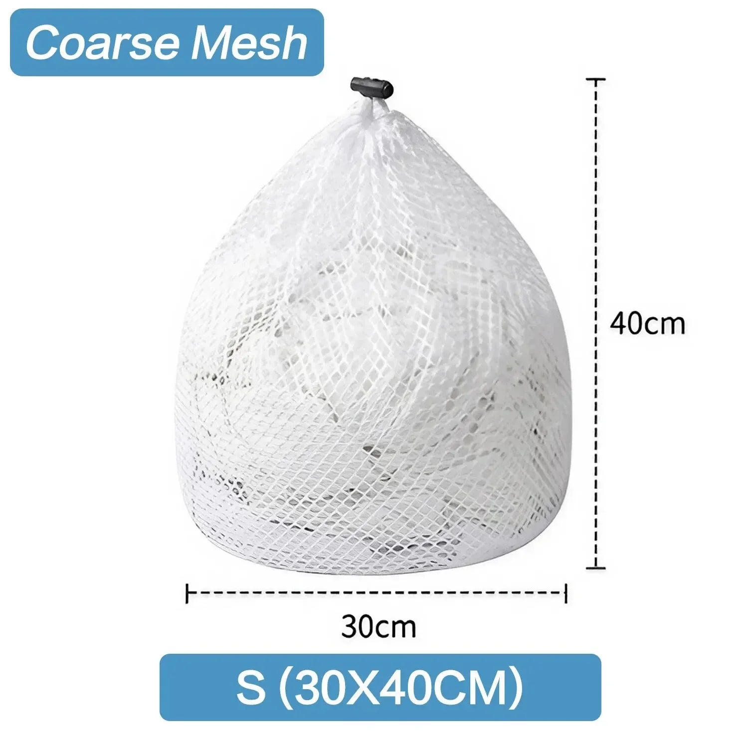 Drawstring Mesh Laundry Bag – 4 Sizes, Fine & Coarse Mesh Mesh Laundry Bag Zpaxo S 30x40cm Coarse