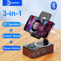 3-in-1 Bluetooth 5 3 Speaker Tablet Holder Foldable Wireless Support