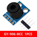 GY-906 MLX90614ESF New MLX90614 Contactless Temperature Sensor Module For Arduino Compatible Zpaxo GY-906-bcc 1PCS