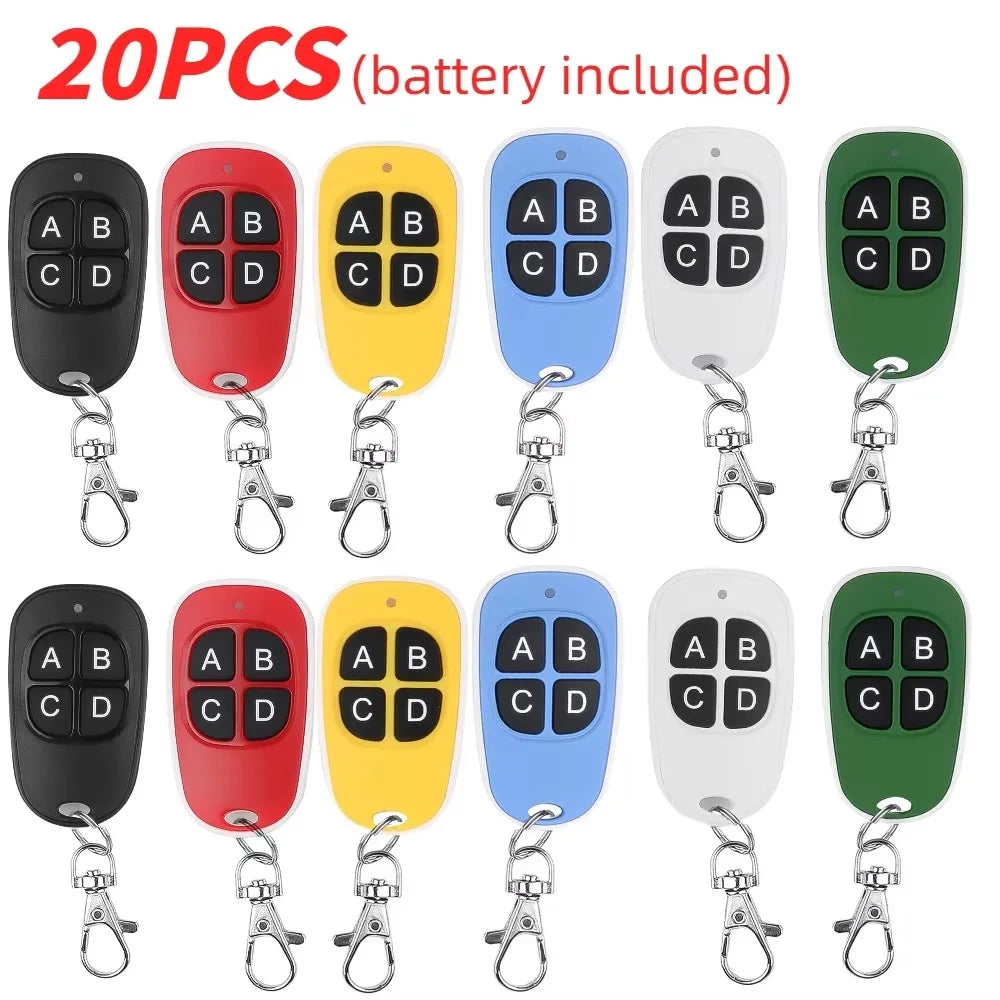 Remote Control 433mhz Car Key Garage Door Gate Opener Controller Zpaxo